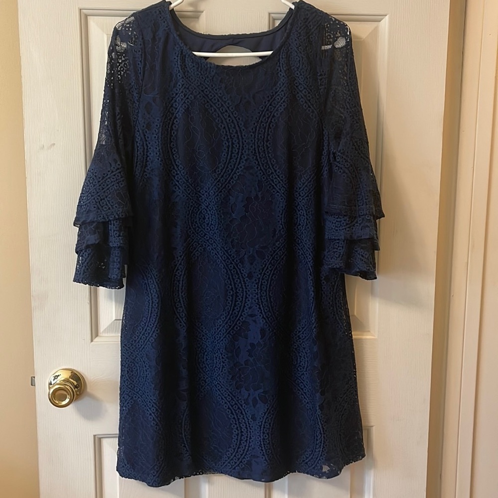 Navy Blue Cocktail Dress